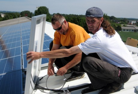 59 kWp-Anlage auf Autowaschanlage