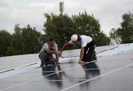 226 kWp-Anlage auf Getreidehalle