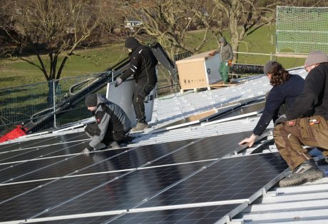 216 kWp-Anlage auf Maschinenhalle